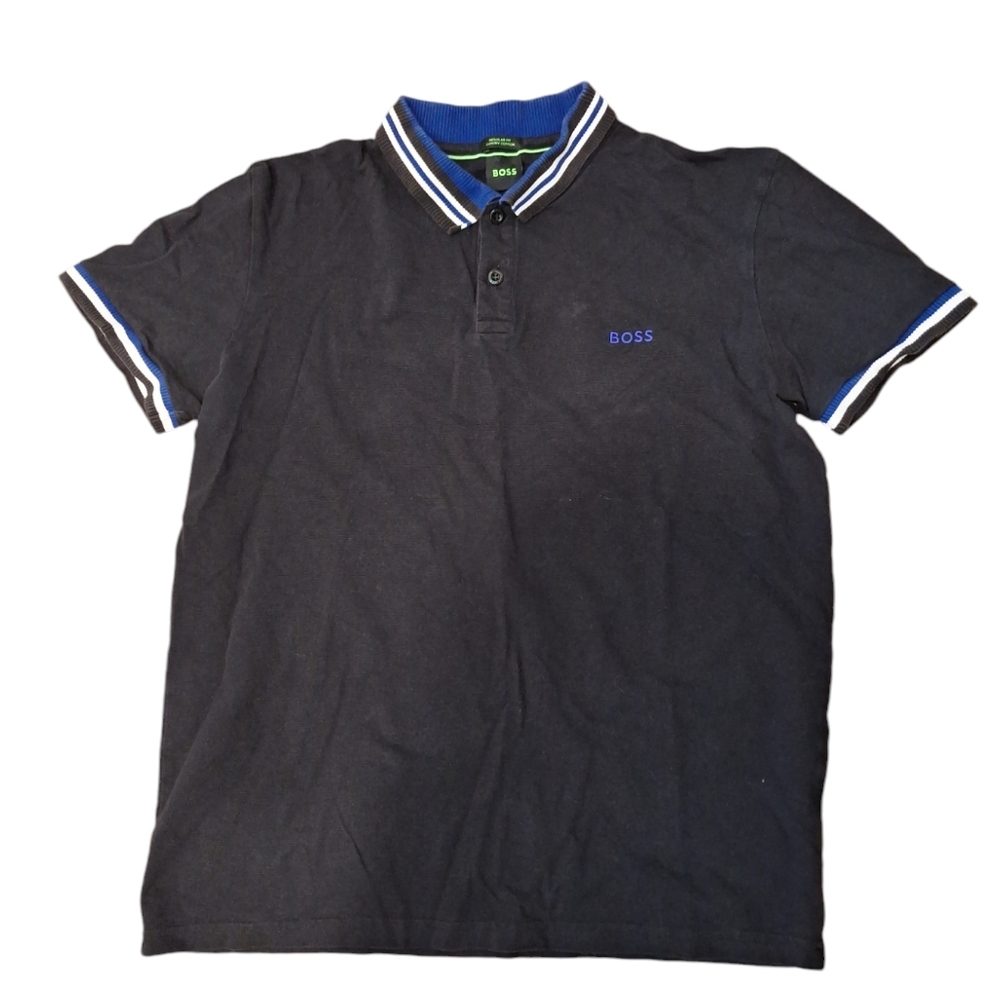 Boss Regular Fit Luxury Cotton Boys Polo Shirt L